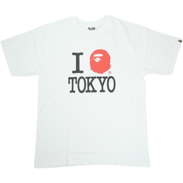 A BATHING APE ア ベイシング エイプ 26SS I LOVE BAPE TOKYO TEE WHITE 日本の首都押さえるプルオーバー 白 Size 【M】 【新古品・未当て嵌める品】 30009190
