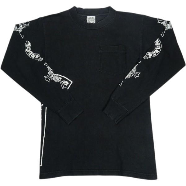 CHROME HEARTS クロム・ハーツ CH CROSS T-BAR L/S TEE BLACK ロンT オールド 黒 Size 【S】 【中古品-良い】 30010918｜ブランド古着のフールズジャッジ