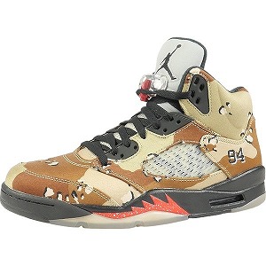 SUPREME シュプリーム ×NIKE ナイキ 15AW AIR JORDAN 5 RETRO SUPREME 824371-201 スニーカー 茶 Size 【28.0珊】 【新古品・未当て嵌める品】 20784696