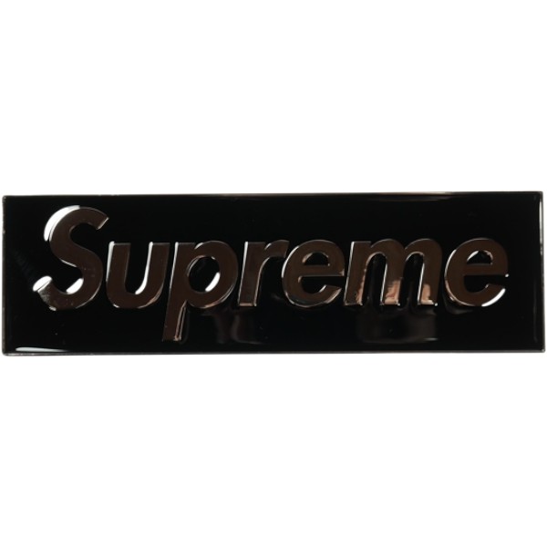 SUPREME シュプリーム 25FW Box Logo Car Emblem Black カーエンブレム 黒 Size 【フリー】 【新古品・未使用品】 30011010｜ブランド古着のフールズジャッジ