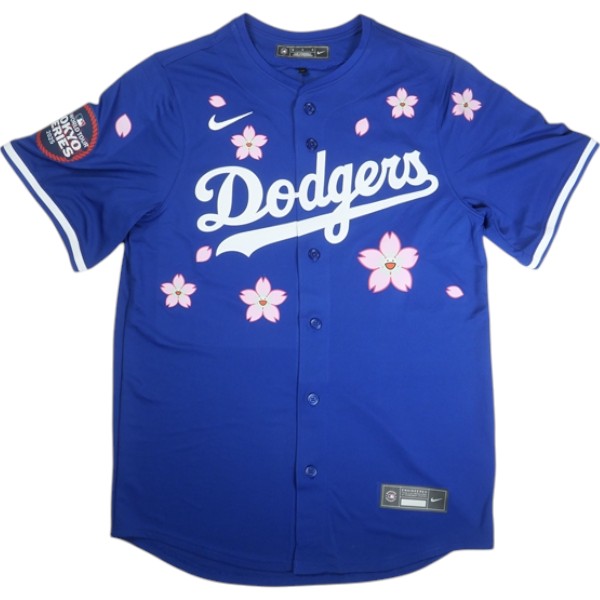村上隆 ムラカミタカシ ×MLB World Tour Tokyo Series 2025 Dodgers Tokyo Away Jersey 制服 青 Size 【M】 【新古品・未当て嵌める品】 30008438