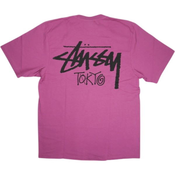 STUSSY ステューシー STOCK TOKYO TEE BERRY 日本の首都制限事項プルオーバー サクラ色 Size 【XXL】 【新古品・未当て嵌める品】 30009000
