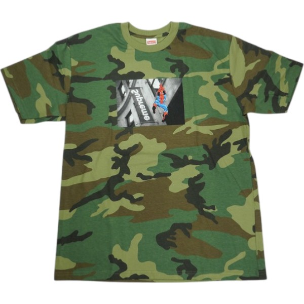 SUPREME シュプリーム &times;Spider-Man 26SS Tee Woodland Camo Tシャツ 緑 Size 【XXL】 【新古品・未使用品】 30008515｜ブランド古着のフールズジャッジ
