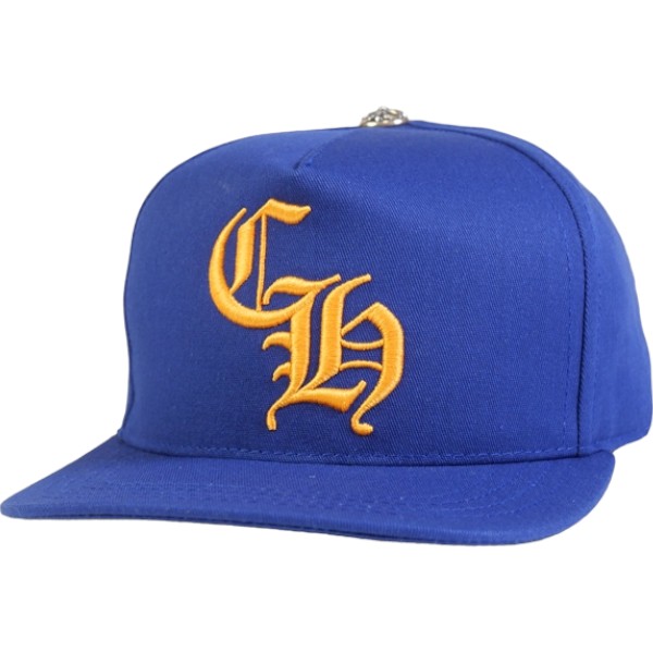 CHROME HEARTS クロム・ハーツ HAT 5 PNL CAP BSBL BLUE/ORANGE ベースボールキャップ 青 Size 【フリー】 【新古品・未使用品】 30008809｜ブランド古着のフールズジャッジ