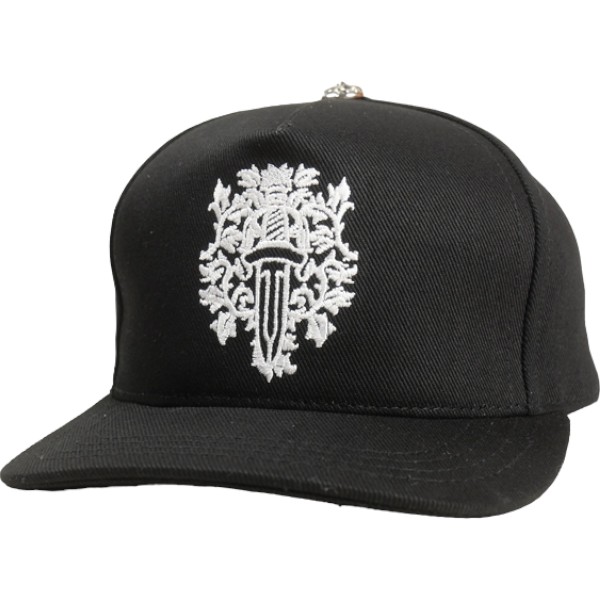 CHROME HEARTS クロム・ハーツ DAGGER HAT BSBL CAP DENIM BLACK キャップ 黒 Size 【フリー】 【新古品・未使用品】 30008813｜ブランド古着のフールズジャッジ