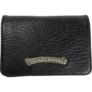 CHROME HEARTS クロム・ハーツ Leather Card Case #2 歌留多容れもの ウォレット 黒 Size 【無償性】 【新古品・未当てはめる品】 20824844