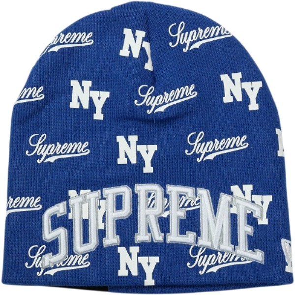 SUPREME シュプリーム 26SS New Era Monogram Beanie Royal ビーニー 青 Size 【フリー】 【新古品・未使用品】 30007879|ブランド古着のフールズジャッジ