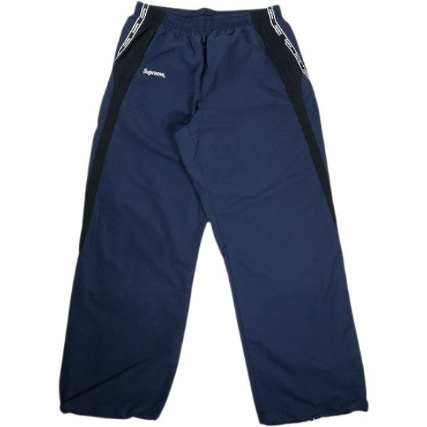 SUPREME シュプリーム 26SS Logo Taping Track Pant Navy 貨物自動車ズボン下 紺 Size 【L】 【新古品・未当て嵌める品】 30009393