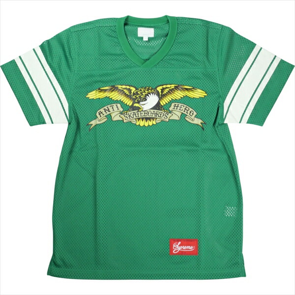 SUPREME シュプリーム ×ANTIHERO 14SS Football Top kelly Green 蹴球とっ始め 緑 Size 【M】 【新古品・未当て嵌める品】 30009704