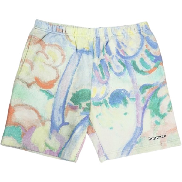 SUPREME シュプリーム 18SS Landscape Sweatshort Multicolor さる股引き マルチ Size 【M】 【新古品・未当て嵌める品】 30009707