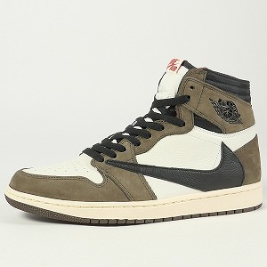楽天市場】NIKE AIR JORDAN 1 HI OG TRAVIS SCOTT SP sail/black-dark