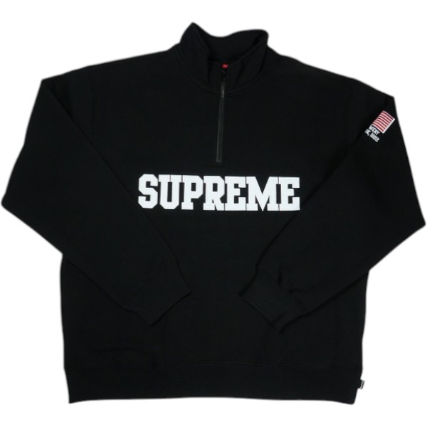 SUPREME シュプリーム 26SS Shop Flag Half Zip Pullover New York Black ハーフジップスウェット 黒 Size 【M】 【新古品・未当てはめる品】 30007171
