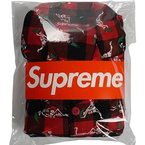 SUPREME シュプリーム 25FW Holiday Pajama Set Plaid パジャマセット 赤 Size 【L】 【新古品・未使用品】 20833585|ブランド古着のフールズジャッジ