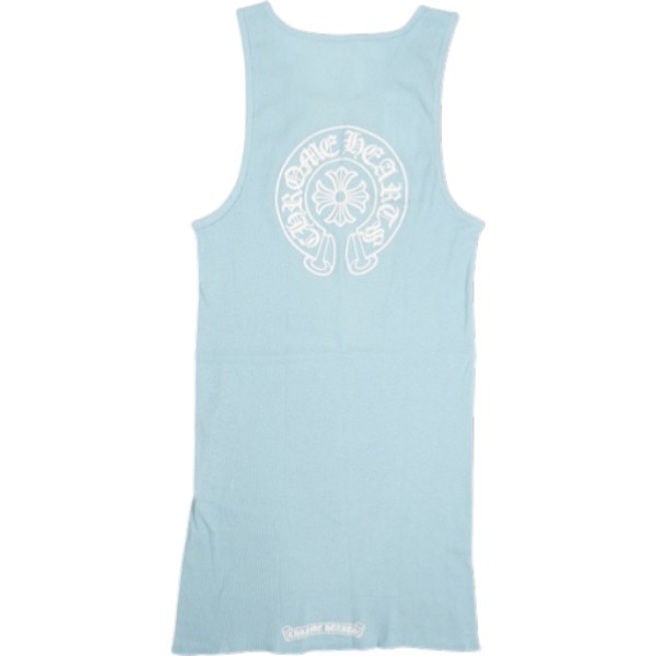 CHROME HEARTS クロム・ハーツ ONLINE EXCLUSIVE BABY BLUE RIB TANK オンライン限定タンクトップ 水色 Size 【M】 【新古品・未使用品】 30012392｜ブランド古着のフールズジャッジ