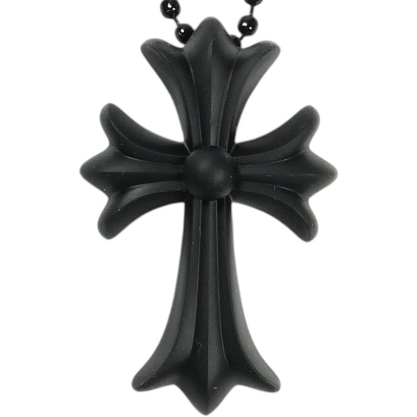CHROME HEARTS クロム・ハーツ PLSTC CH CRS SML BALL CHAIN MATTE BLK 首飾り 黒 Size 【無償性】 【新古品・未当て嵌める品】 30008040