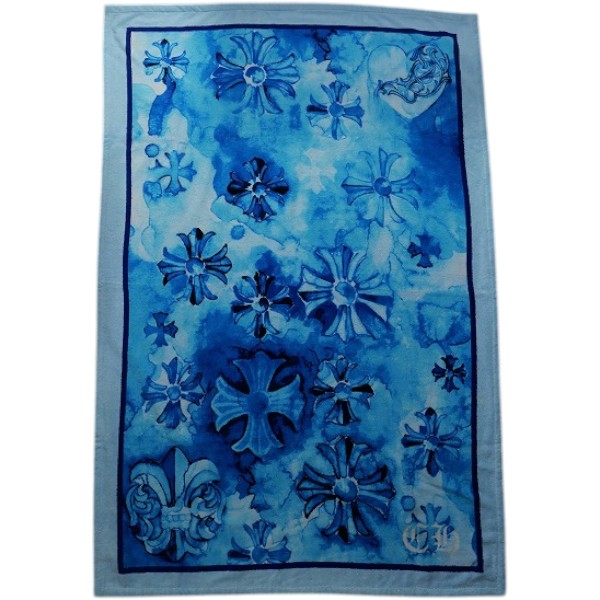 CHROME HEARTS クロム・ハーツ WATERCOLOR BEACH TOWEL MULTI 砂浜西洋手ぬぐい マルチ Size 【無償性】 【新古品・未当て嵌める品】 30008781