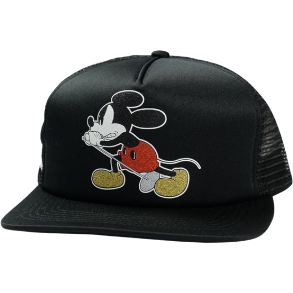 SUPREME シュプリーム ×Number (N)ine 25FW Mickey Mouse Mesh Back 5-Panel Black メッシュキャップ 黒 Size 【フリー】 【新古品・未使用品】 30009608|ブランド古着のフールズジャッジ