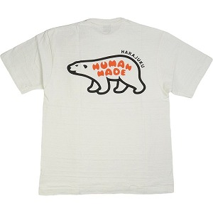 HUMAN MADE ヒューマンメイド 24SS POCKET T-SHIRT HARAJUKU/POLAR BEAR WHITE 原宿店限定 ポーラベアーTシャツ 白 Size 【XL】 【新古品・未使用品】 20818474｜ブランド古着のフールズジャッジ