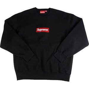 SUPREME シュプリーム 22AW Box Logo Crewneck Black クルーネックスウェット 黒赤 Size 【XL】 【新古品・未当て嵌める品】 20833413