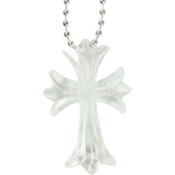 CHROME HEARTS クロム・ハーツ PLSTC CH CRS SML BALL CHAIN CLR SLCN ネックレス クリア Size 【フリー】 【新古品・未使用品】 30012603｜ブランド古着のフールズジャッジ