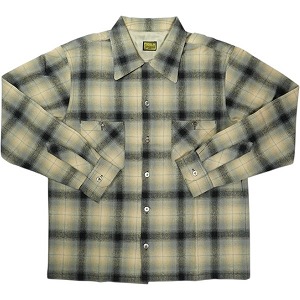 TENDERLOIN アンダーカット 08AW T-WOOL SHT BEIGE/GREY/BLACK  長袖プルオーバー ベージュ Size 【S】 【中古品-ほぼ新品】 20779533