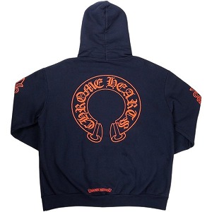 楽天市場】CHROME HEARTSクロムハーツホースシュージップパーカーblack