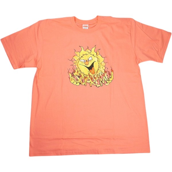 SUPREME シュプリーム 20AW Sun Tee Bright Coral ティーシャツ さくら色 Size 【XL】 【新古品・未当て嵌める品】 30008105