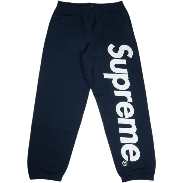 SUPREME シュプリーム 26SS Satin Applique Sweatpant Navy スウェットパンツ 紺 Size 【S】 【新古品・未当て嵌める品】 30008491