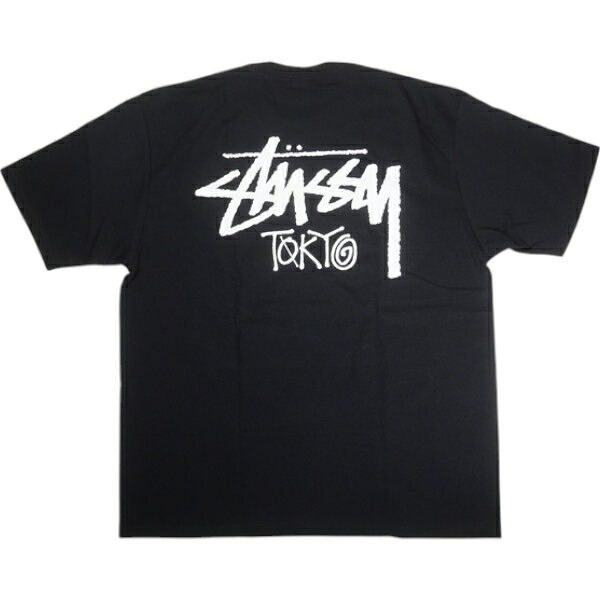 STUSSY ステューシー STOCK TOKYO TEE BLACK 日本の首都押さえるプルオーバー 黒 Size 【XXL】 【新古品・未当て嵌める品】 30009131