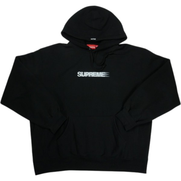 SUPREME シュプリーム 23SS Motion Logo Hooded Sweatshirt Black パーカー 黒 Size 【L】 【中古品-非常に良い】 20838437|ブランド古着のフールズジャッジ