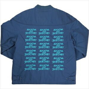 SUPREME シュプリーム ×Thrasher 17SS Poplin Crew Jacket Light Navy ジャケット 紺 Size 【L】 【中古品-良い】 20834689