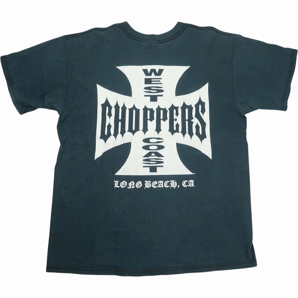 VINTAGE ヴィンテージ West Coast Choppers ウェストコーストチョッパーズ Iron Cross Tee Tシャツ 黒 Size 【L】 【中古品-良い】 20838514｜ブランド古着のフールズジャッジ