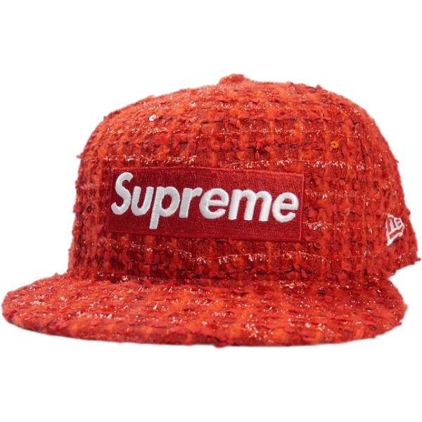 SUPREME シュプリーム 25FW Boucle Box Logo New Era Red ニューエラキャップ 赤 Size 【7 3/4(XXL)】 【新古品・未当て嵌める品】 30007177
