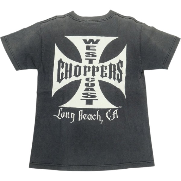 VINTAGE ヴィンテージ West Coast Choppers ウェストコーストチョッパーズ Iron Cross Tee ティーシャツ 黒 Size 【M好いかげんに】 【中古品-好いたらしい】 30009663