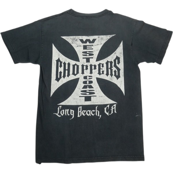 VINTAGE ヴィンテージ West Coast Choppers ウェストコーストチョッパーズ Iron Cross Tee ティーシャツ 黒 Size 【M好いかげんに】 【中古品-好いたらしい】 30009664