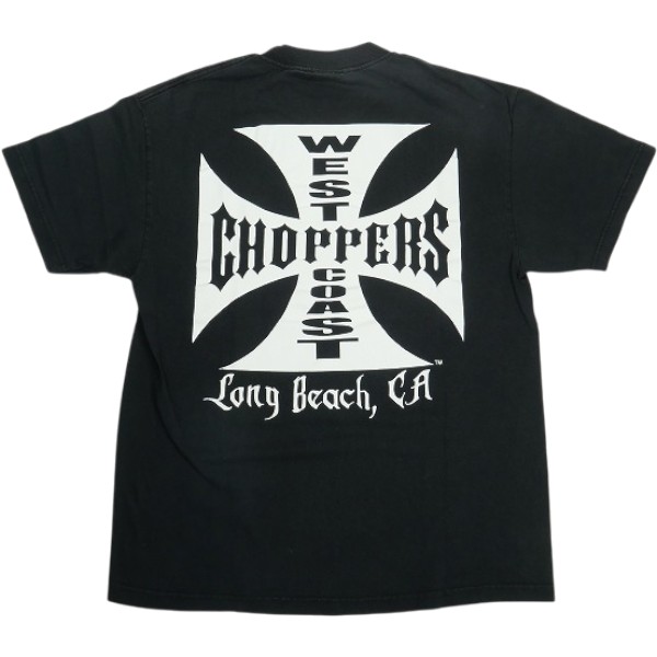 VINTAGE ヴィンテージ West Coast Choppers ウェストコーストチョッパーズ Iron Cross Tee ティーシャツ 黒 Size 【M好いかげんに】 【中古品-好いたらしい】 30009665