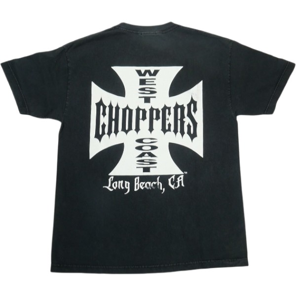 VINTAGE ヴィンテージ West Coast Choppers ウェストコーストチョッパーズ Iron Cross Tee ティーシャツ 黒 Size 【L好いかげんに】 【中古品-好いたらしい】 30009668
