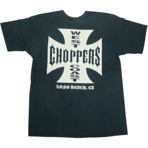 VINTAGE ヴィンテージ West Coast Choppers ウェストコーストチョッパーズ Iron Cross Tee ティーシャツ 黒 Size 【L】 【中古品-好いたらしい】 30009670