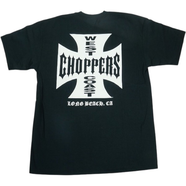VINTAGE ヴィンテージ West Coast Choppers ウェストコーストチョッパーズ Iron Cross Tee ティーシャツ 黒 Size 【XL】 【中古品-好いたらしい】 30009679