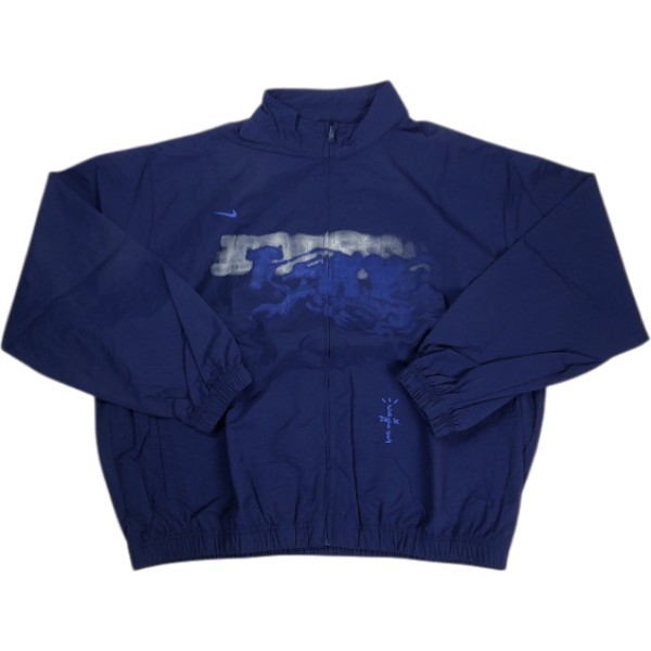 Travis Scott トラヴィス・スコット ×FRAGMENT×NIKE TOKYO WINDBREAKER ZIP JACKET 上衣 紺 Size 【M】 【新古品・未当て嵌める品】 20829977