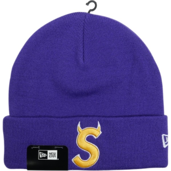 SUPREME シュプリーム 26SS New Era Devil S Logo Beanie Purple Sロゴビーニー 紫 Size 【無償性】 【新古品・未当て嵌める品】 20839286