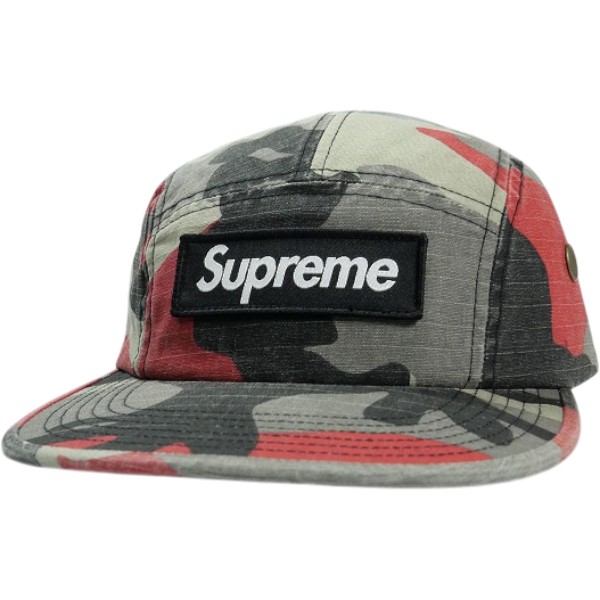 SUPREME シュプリーム 26SS Military Camp Cap Red Camo キャンプキャップ 黒赤 Size 【無償性】 【新古品・未当て嵌める品】 30008521