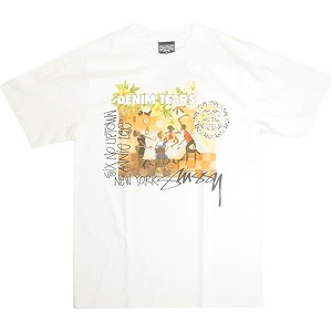 STUSSY ステューシー ×DENIM TEARS 25SS ANNIE LEE TEE WHITE Tシャツ 白 Size 【XL】 【中古品-良い】 20814993|ブランド古着のフールズジャッジ