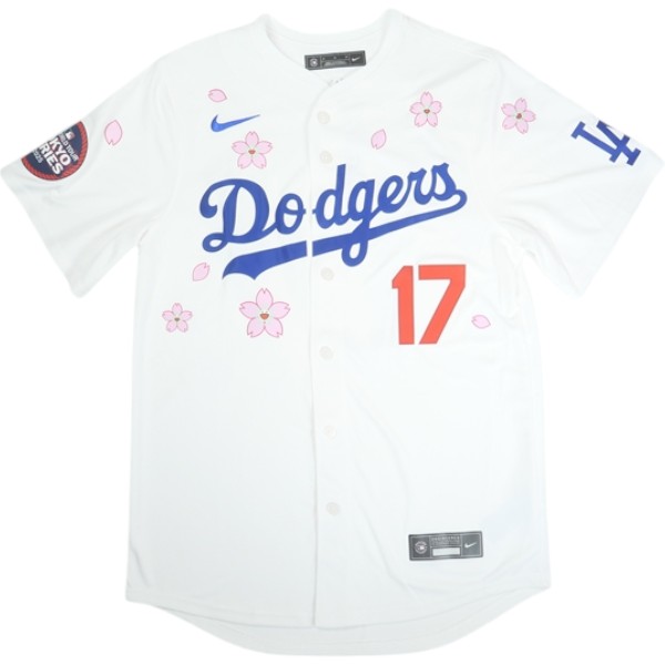 村上隆 ムラカミタカシ ×MLB World Tour Tokyo Series 2025 Dodgers Kanji Ohtani Jersey 大谷翔平制服 白 Size 【S】 【新古品・未当て嵌める品】 30008367