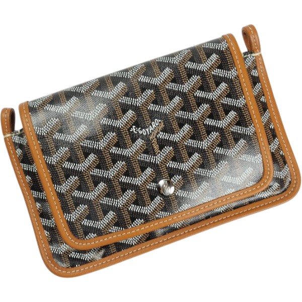 GOYARD ゴヤール PORTEFEUILLE POCHETTE PLU BROWN プリュメ ポーチウォレット 茶 Size 【無償性】 【新古品・未当て嵌める品】 30008776