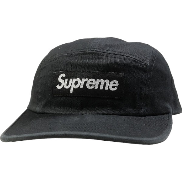 SUPREME シュプリーム 24SS Washed Chino Twill Camp Cap Black アジャスターキャンプキャップ 黒 Size 【無償性】 【新古品・未当てはめる品】 30009257