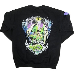 DEADLY DOLL デッドリードール Slay the dragon crewneck Black クルーネックスウェット 黒 Size 【M】 【新古品・未使用品】 20805325|ブランド古着のフールズジャッジ