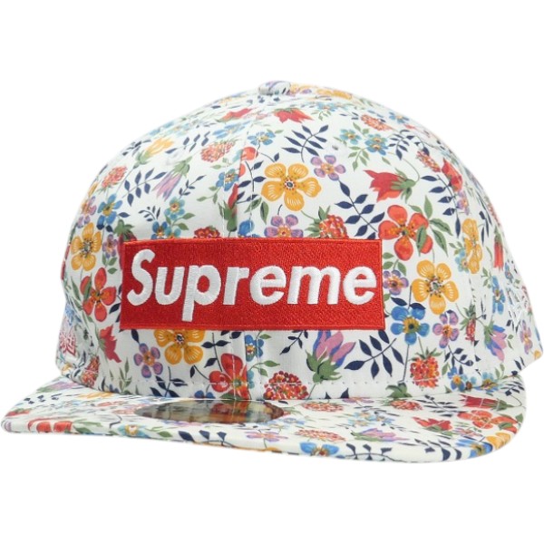 SUPREME シュプリーム 13SS Liberty Floral Box Logo New Era White ニューエラキャップ 白 Size 【7 5/8(XL)】 【中古品-ほぼ新品】 20838968|ブランド古着のフールズジャッジ
