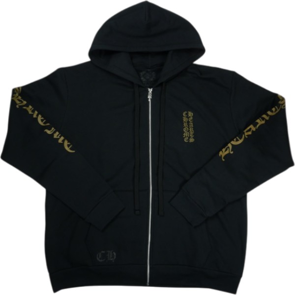 CHROME HEARTS クロム・ハーツ VRCT FULL ZIP HOODIE BLACK/ARMY GREEN ジップパーカー 黒 Size 【M】 【新古品・未当てはめる品】 20840960