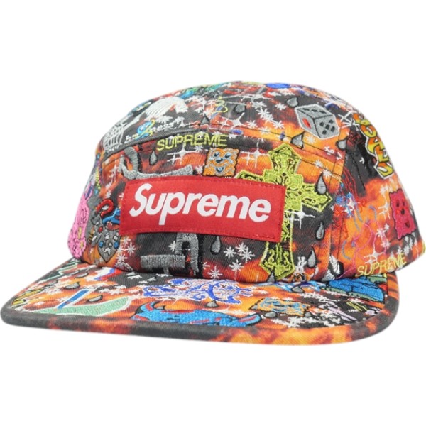 SUPREME シュプリーム &times;AOI 25SS Embroidered Camp Cap Flames キャンプキャップ オレンジ Size 【フリー】 【新古品・未使用品】 20839435｜ブランド古着のフールズジャッジ 19,272円